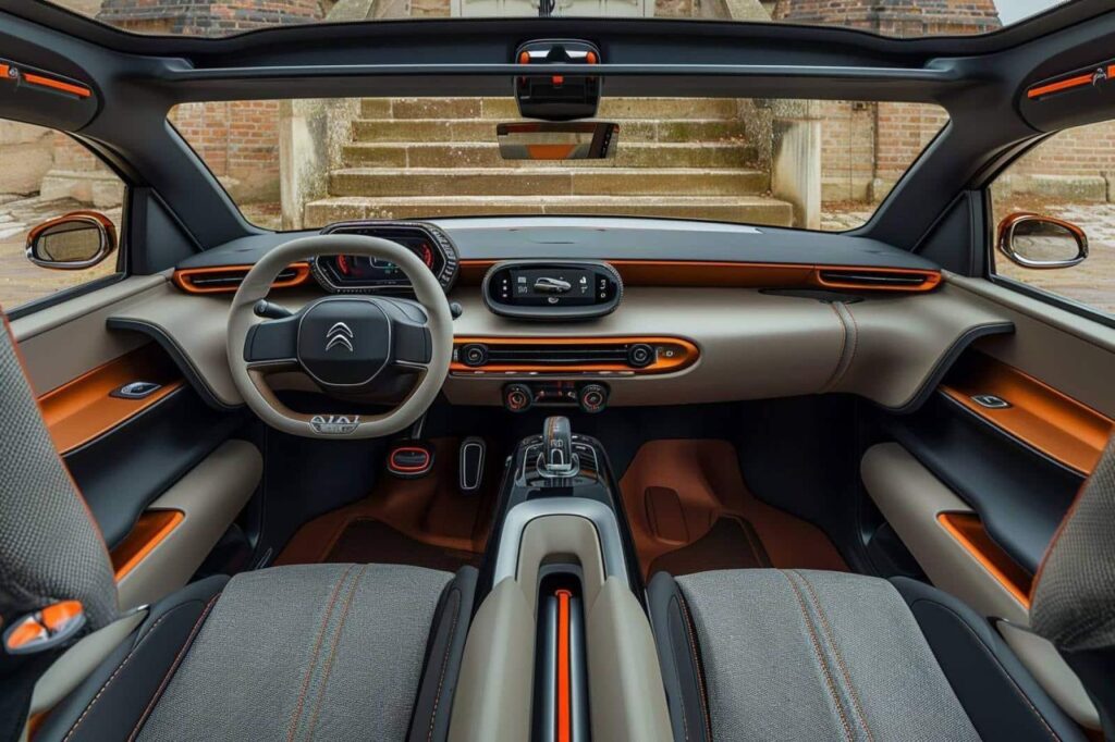 interior view of Citroën Ami